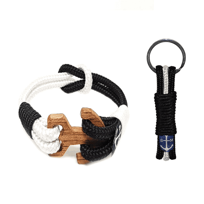Idlewild Wood Nautical Bracelet & Keychain