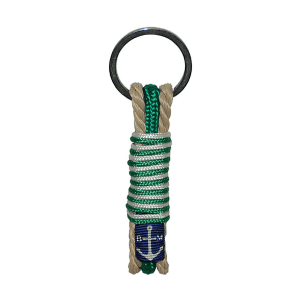 Classic Rope & Braided Green String Handmade Keychain